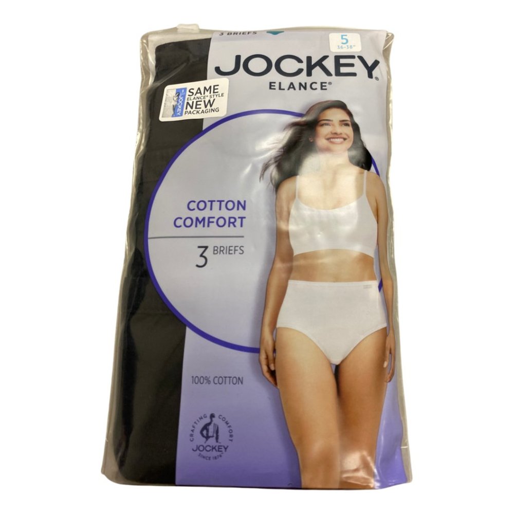 Jockey Women's Plus Size Elance Brief 3-Pack